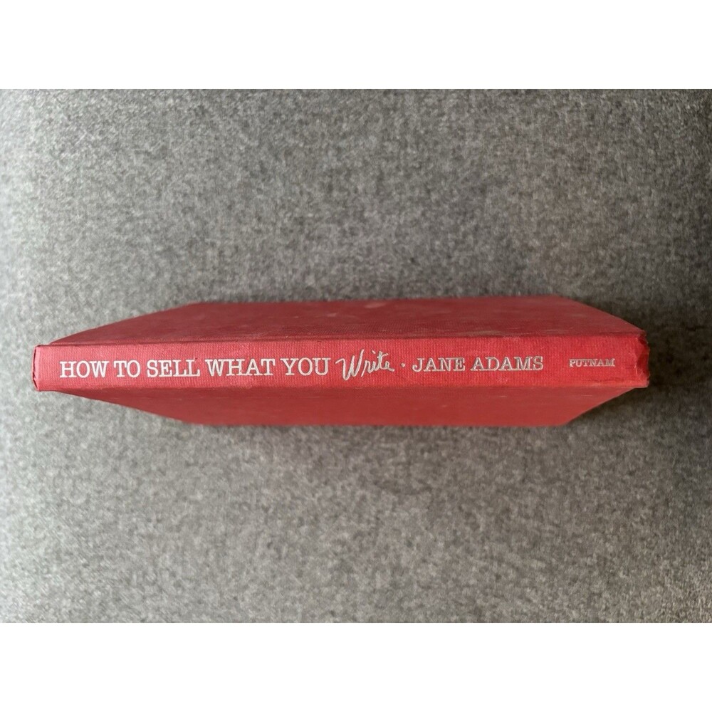 How To Sell What You Write 1984 Hardcover By Jane Adams